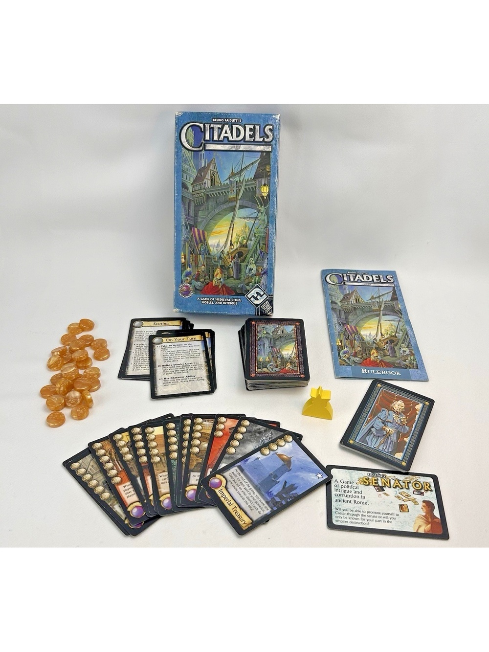 Citadels Strategy Game With Dark City Expansion by Bruno Faidutti **Complete**